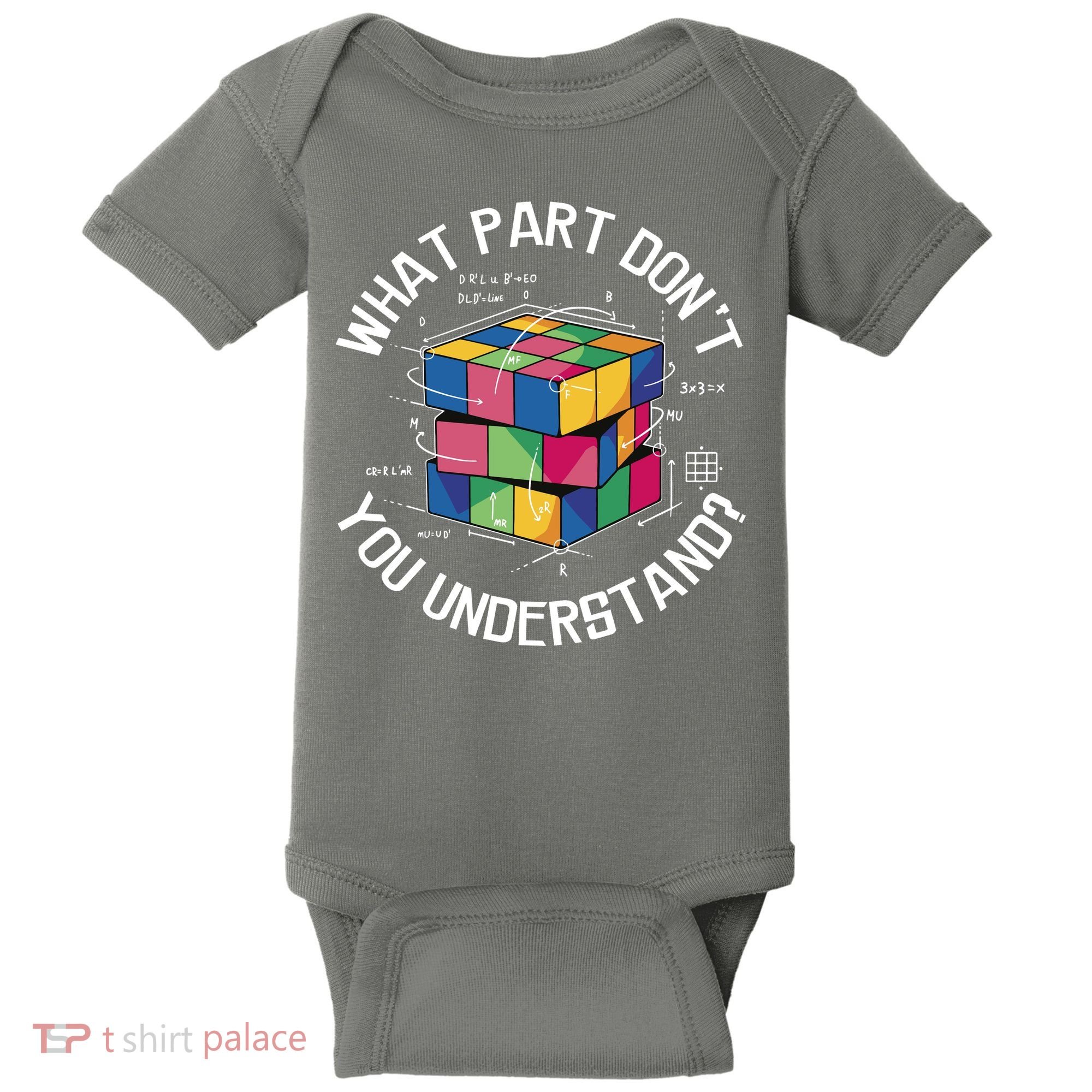 Funny Puzzle Cube Baby Bodysuit