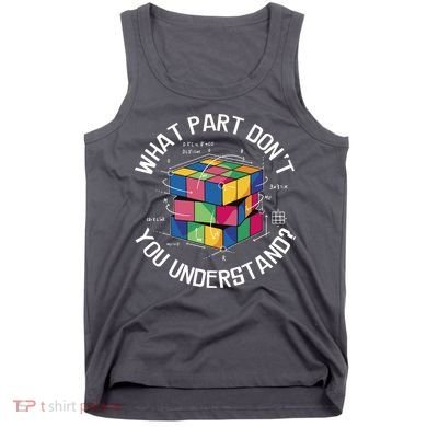 Funny Puzzle Cube Tank Top