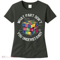 Funny Puzzle Cube Women's T-Shirt thumb 0