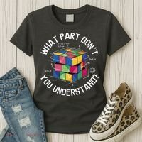 Funny Puzzle Cube Women's T-Shirt thumb 3