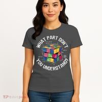 Funny Puzzle Cube Women's T-Shirt thumb 4