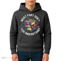 Funny Puzzle Cube Kids Hoodie thumb 4