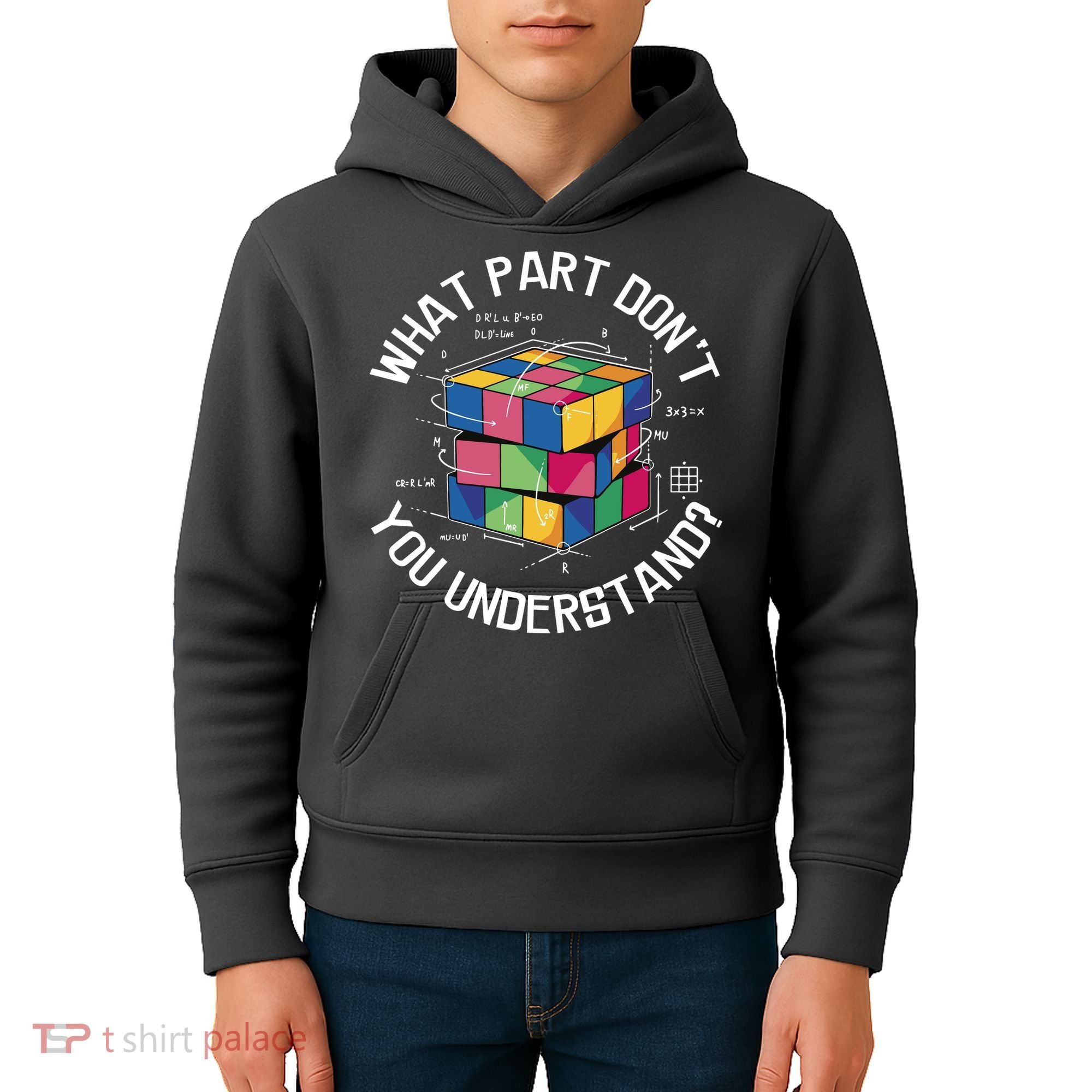Funny Puzzle Cube Kids Hoodie