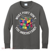 Funny Puzzle Cube Kids Long Sleeve Shirt thumb 0