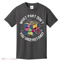 Funny Puzzle Cube Kids T-Shirt thumb 0