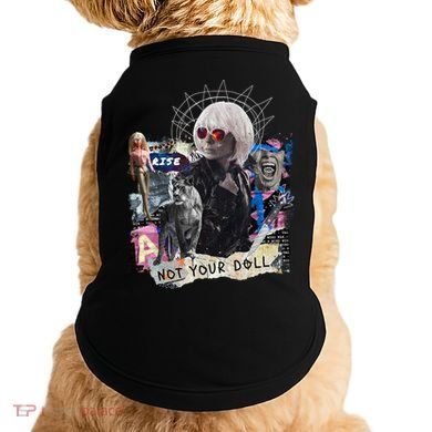 Feminist Punk Collage Not Your Doll Doggie Tank