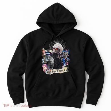 Feminist Punk Collage Not Your Doll Hoodie