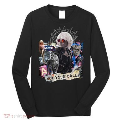 Feminist Punk Collage Not Your Doll Long Sleeve Shirt