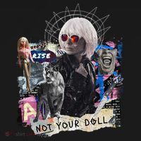 Feminist Punk Collage Not Your Doll Long Sleeve Shirt thumb 2