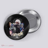 Feminist Punk Collage Not Your Doll Button thumb 0
