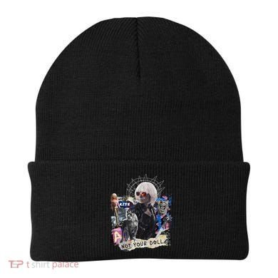 Feminist Punk Collage Not Your Doll Beanie
