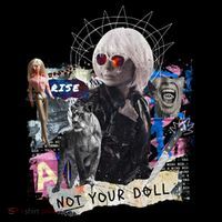 Feminist Punk Collage Not Your Doll Mousepad thumb 1