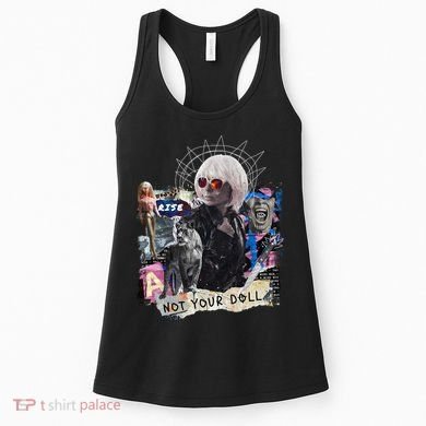 Feminist Punk Collage Not Your Doll Women's Tank Top