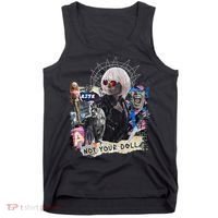 Feminist Punk Collage Not Your Doll Tank Top thumb 0