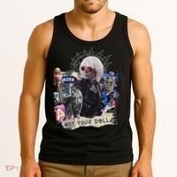 Feminist Punk Collage Not Your Doll Tank Top thumb 3