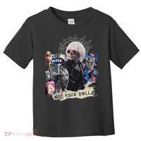 Feminist Punk Collage Not Your Doll Toddler T-Shirt thumb 0
