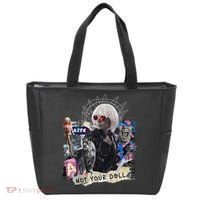 Feminist Punk Collage Not Your Doll Tote Bag thumb 0