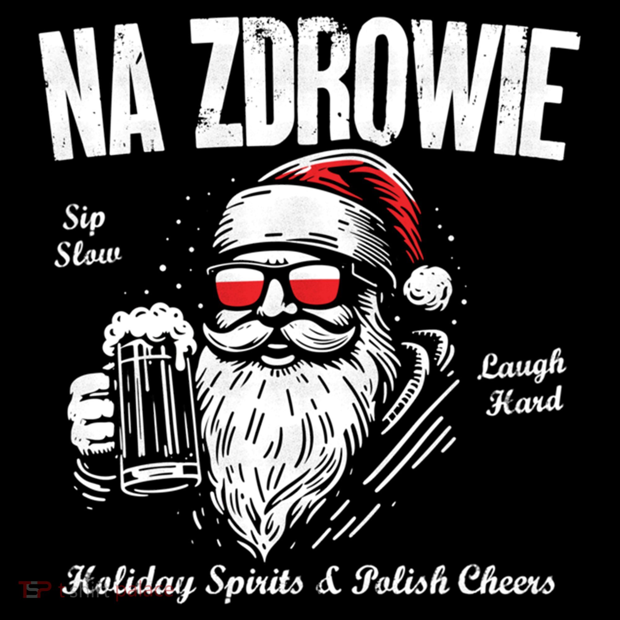 Funny Polish Christmas Santa Cool Na Zdrowie Poland Beer Meaningful Gift Coffee Mug