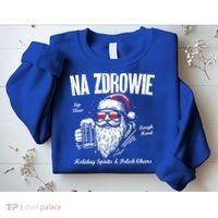 Funny Polish Christmas Santa Cool Na Zdrowie Poland Beer Meaningful Gift Sweatshirt thumb 2