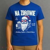Funny Polish Christmas Santa Cool Na Zdrowie Poland Beer Meaningful Gift T-Shirt thumb 3