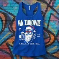 Funny Polish Christmas Santa Cool Na Zdrowie Poland Beer Meaningful Gift Women's Tank Top thumb 3