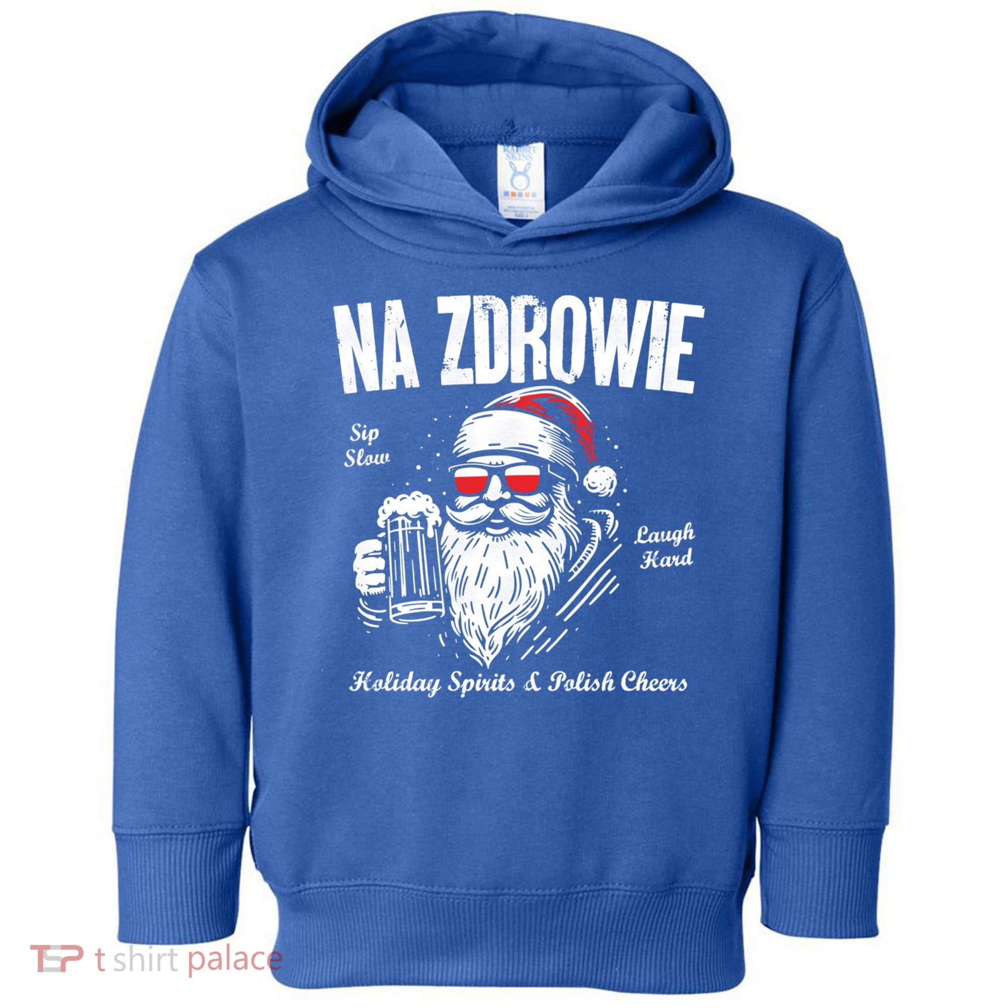 Funny Polish Christmas Santa Cool Na Zdrowie Poland Beer Meaningful Gift Toddler Hoodie