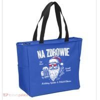 Funny Polish Christmas Santa Cool Na Zdrowie Poland Beer Meaningful Gift Tote Bag thumb 2