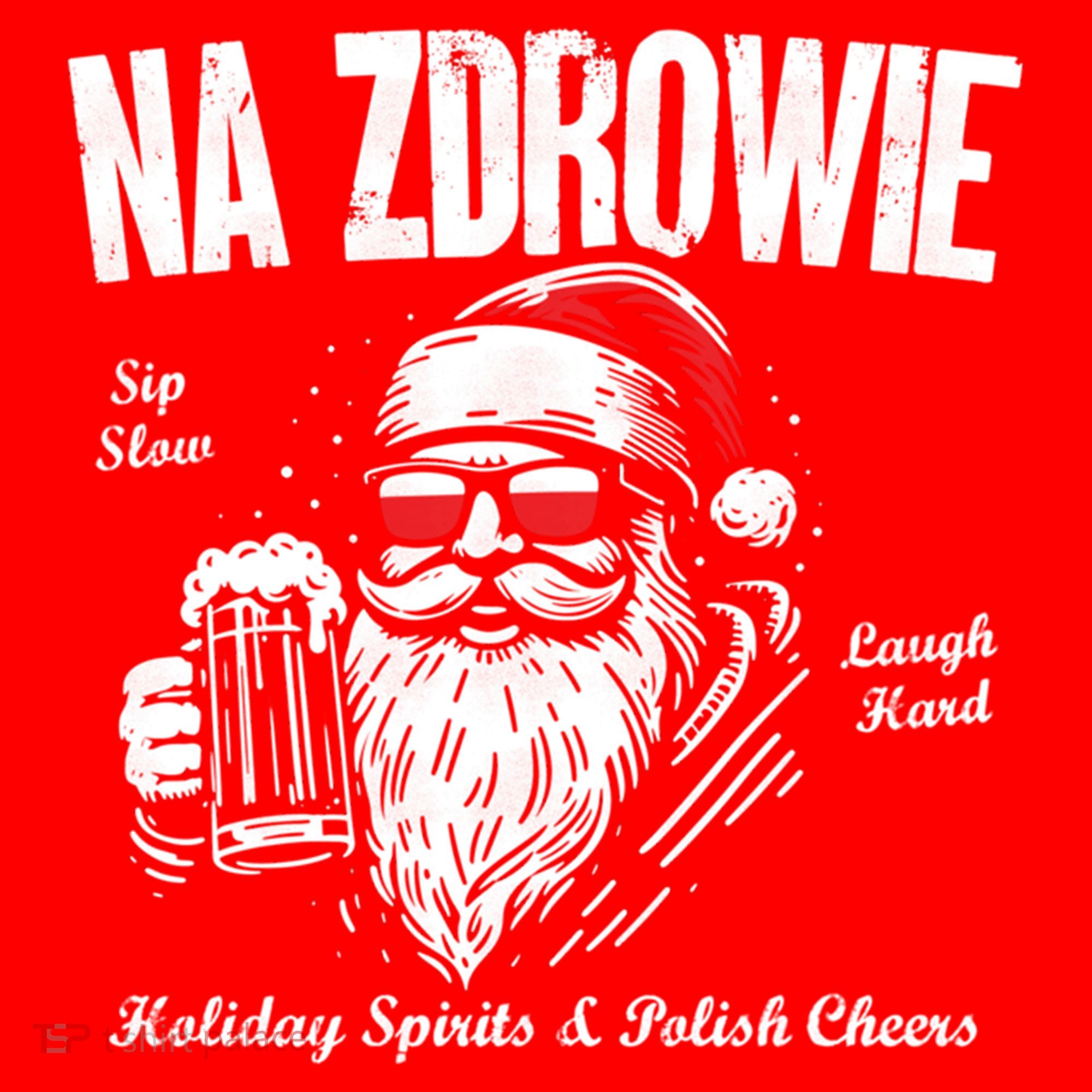 Funny Polish Christmas Santa Cool Na Zdrowie Poland Beer Meaningful Gift Santa Hat