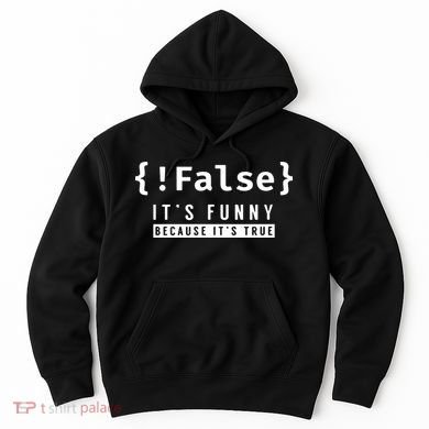 False Programmer Coding Code Coder Software Hoodie