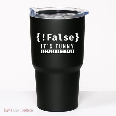 False Programmer Coding Code Coder Software Tumbler