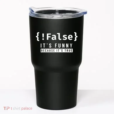 False Programmer Coding Code Coder Software Tumbler