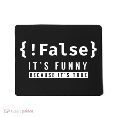 False Programmer Coding Code Coder Software Mousepad