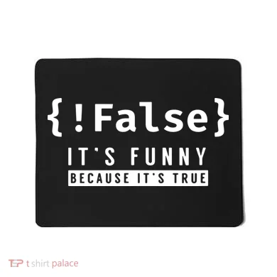 False Programmer Coding Code Coder Software Mousepad