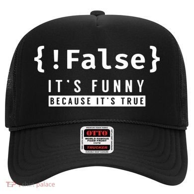 False Programmer Coding Code Coder Software Hat