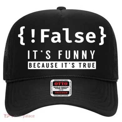 False Programmer Coding Code Coder Software Hat