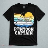 Funny Pontoon Captain Vintage Pontoon Boat T-Shirt thumb 5