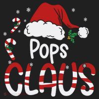 Funny Pops Claus Christmas Pajamas Santa Hat Costume Beanie thumb 2