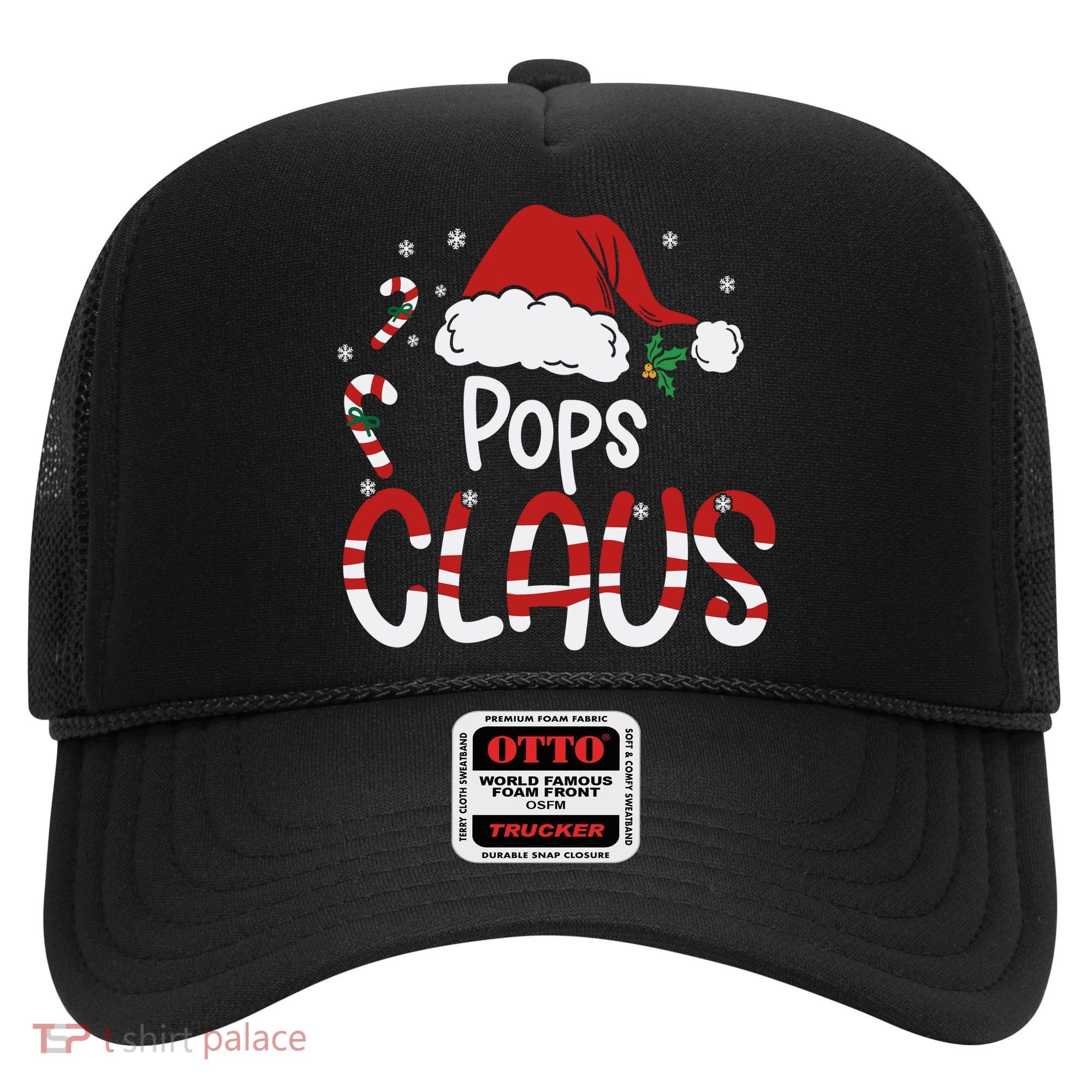 Funny Pops Claus Christmas Pajamas Santa Hat Costume Hat