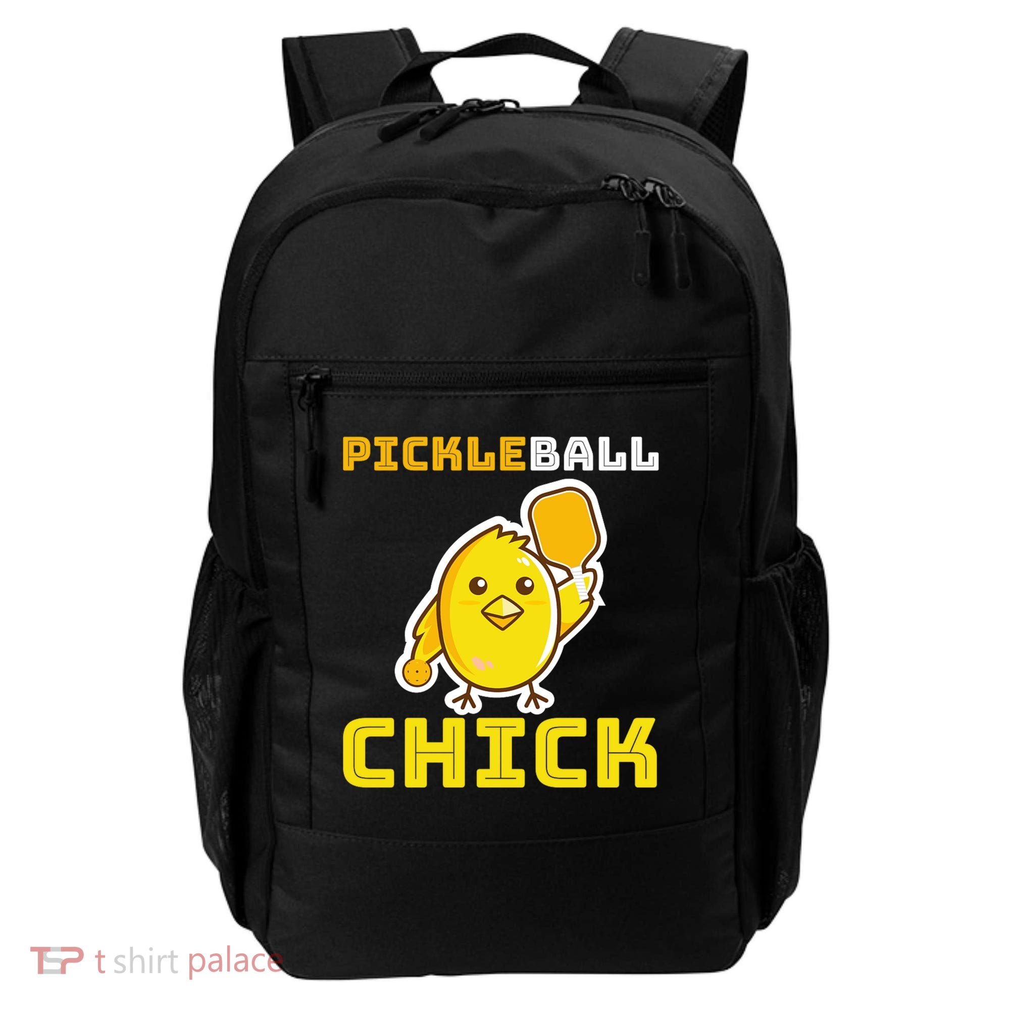 Funny Pickleball Chick Backpack