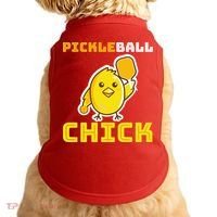 Funny Pickleball Chick Doggie Tank thumb 0