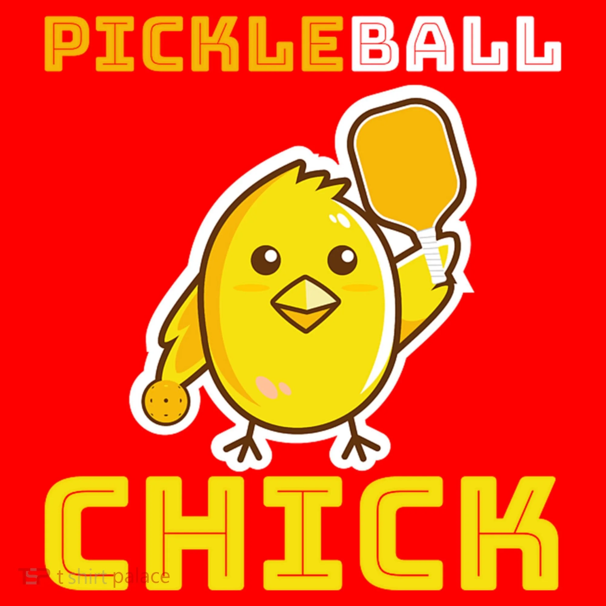 Funny Pickleball Chick Doggie Tank