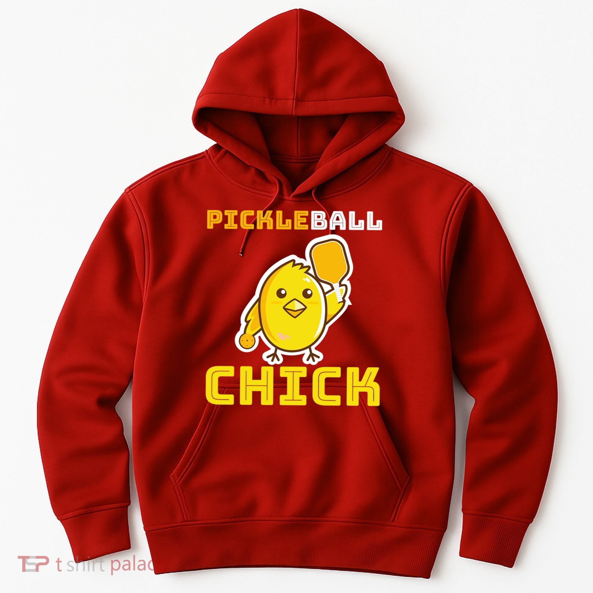 Funny Pickleball Chick Hoodie