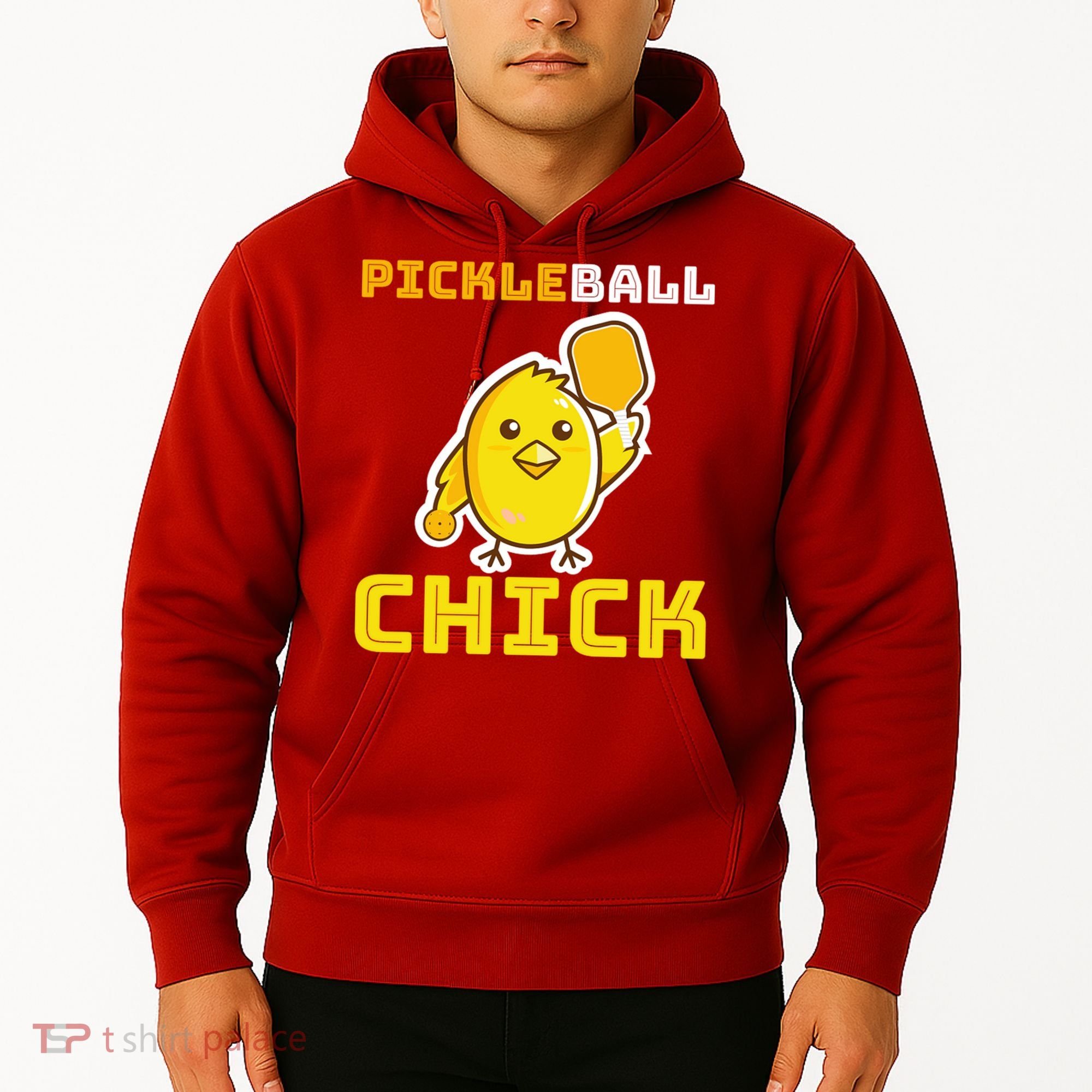 Funny Pickleball Chick Hoodie