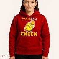 Funny Pickleball Chick Hoodie thumb 5