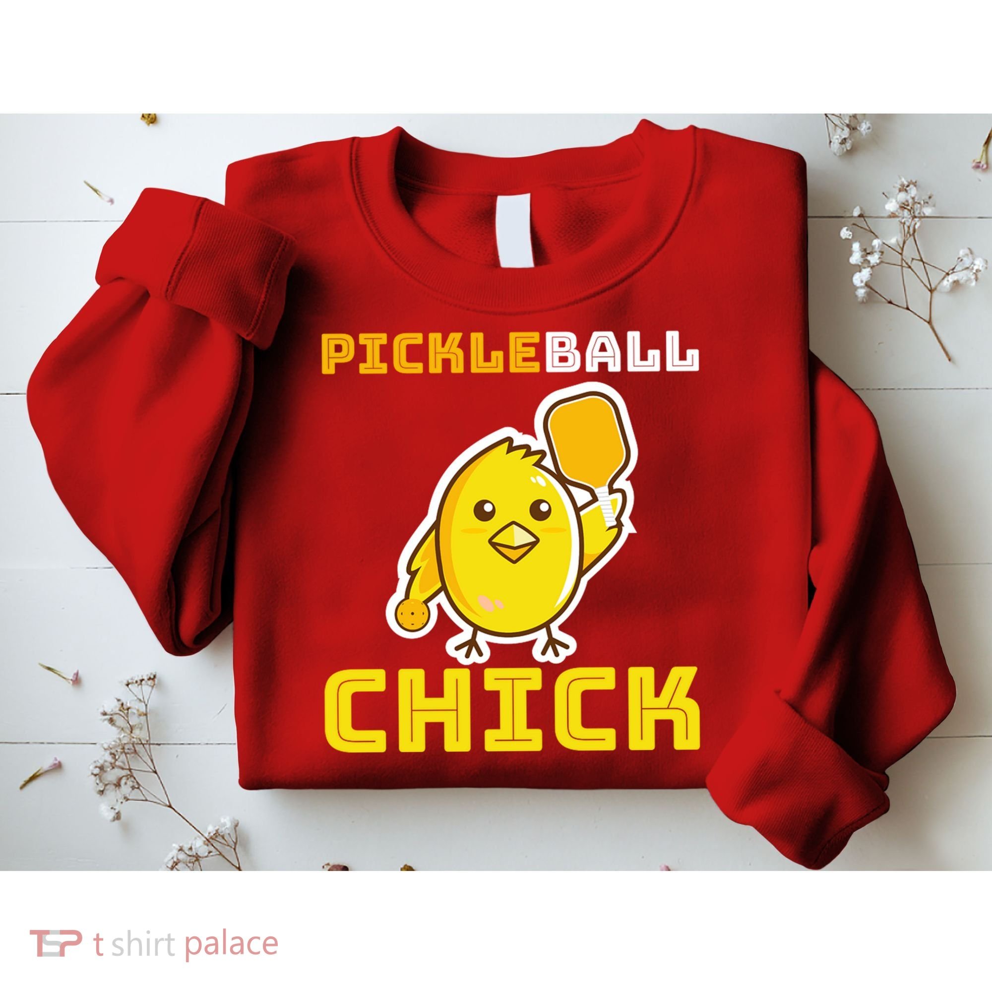 Funny Pickleball Chick Sweatshirt