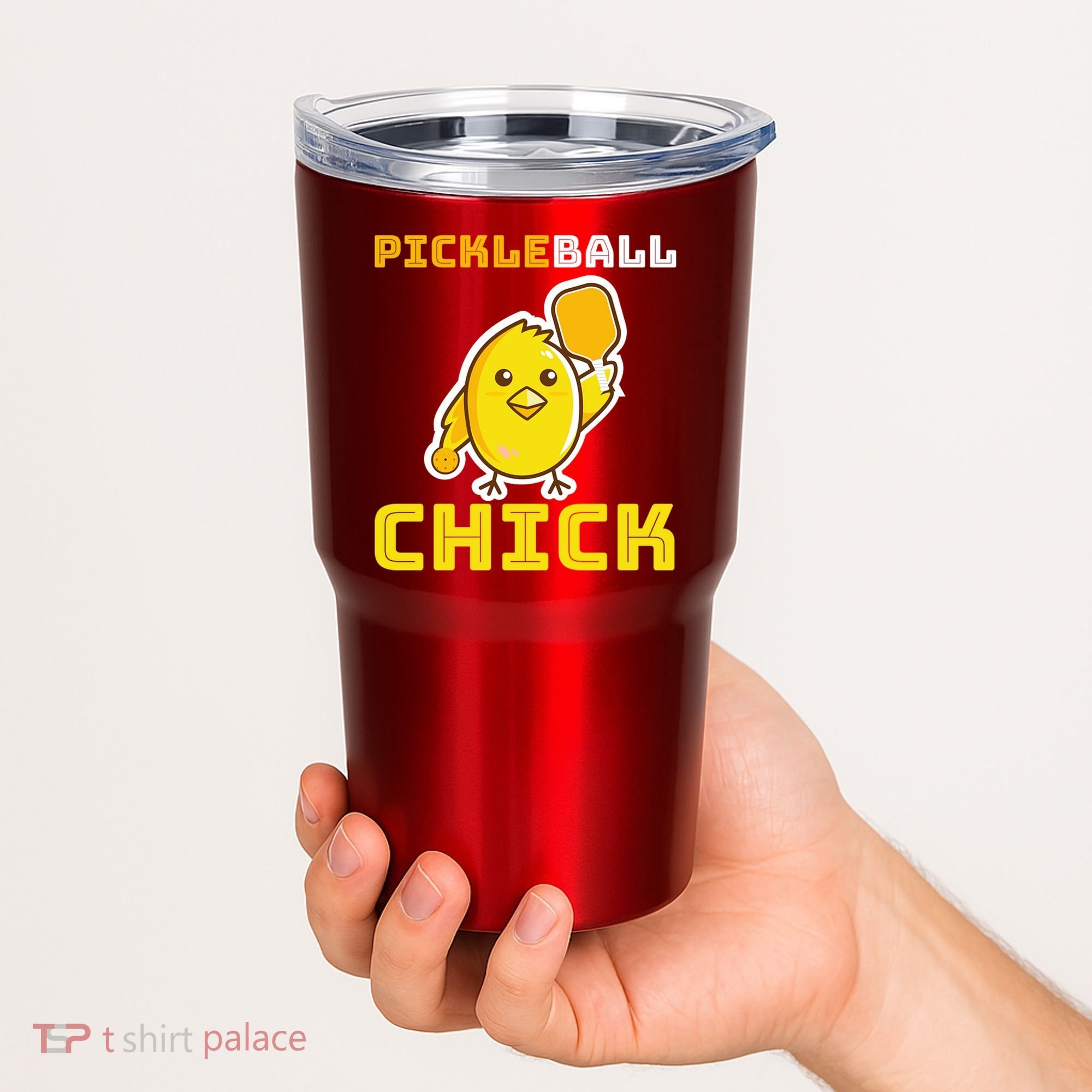 Funny Pickleball Chick Tumbler