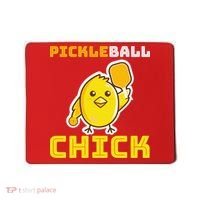 Funny Pickleball Chick Mousepad thumb 0