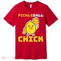 Funny Pickleball Chick Premium T-Shirt thumb 0