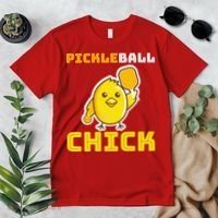 Funny Pickleball Chick Premium T-Shirt thumb 2