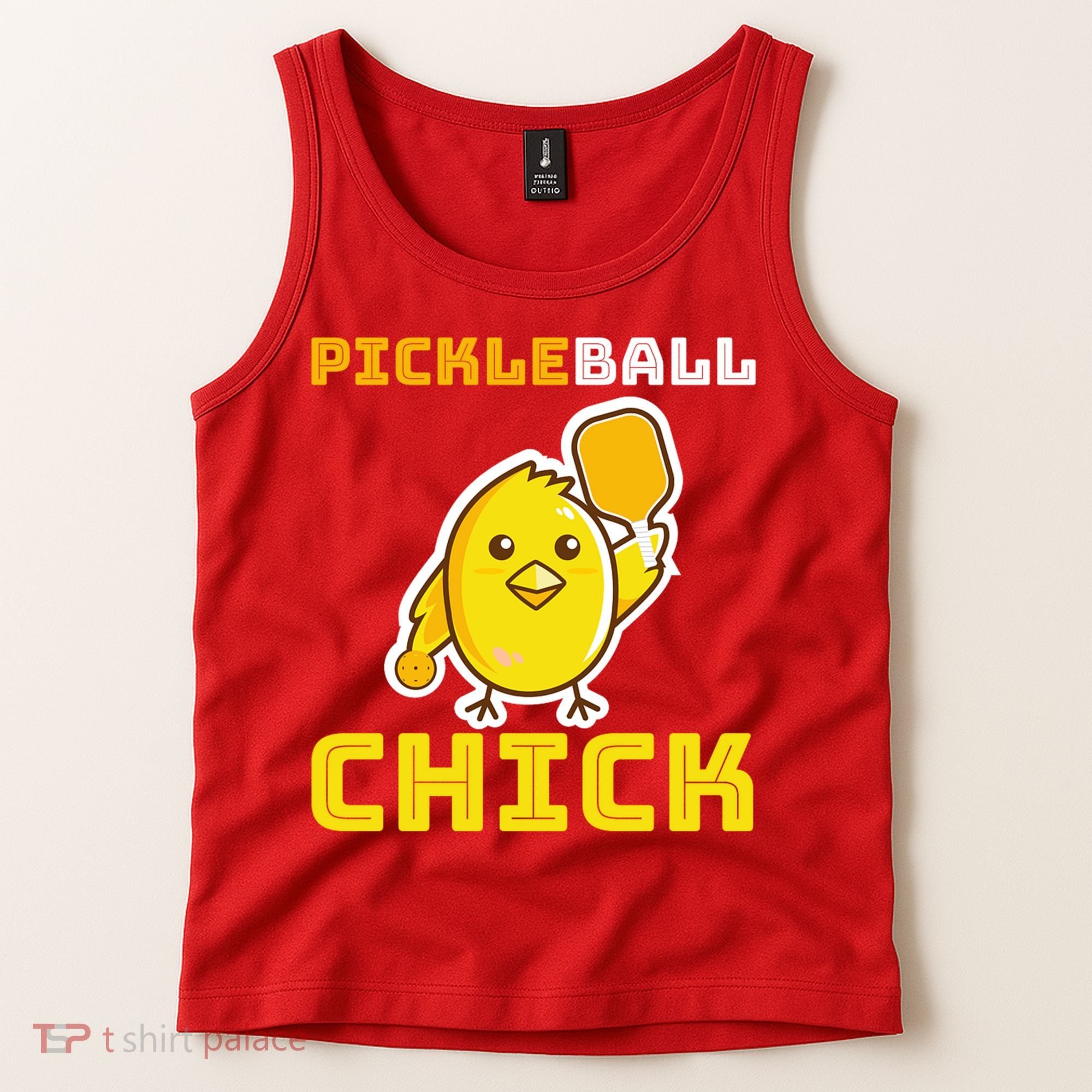 Funny Pickleball Chick Tank Top